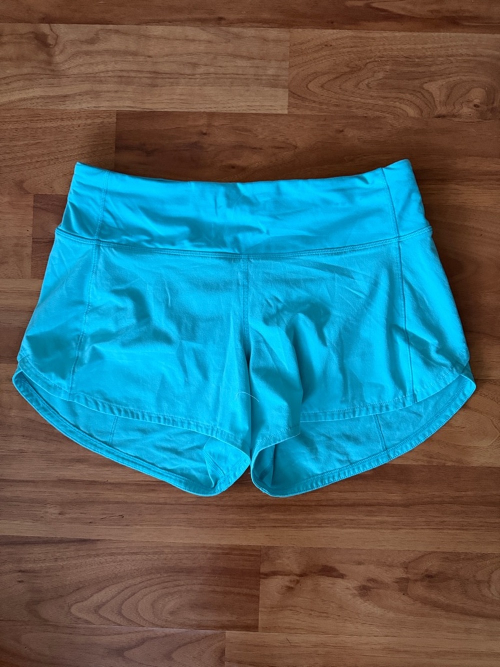 ❤️ Lululemon Speed Up Mid-Rise Lined Short 4" Turquoise Size 6
